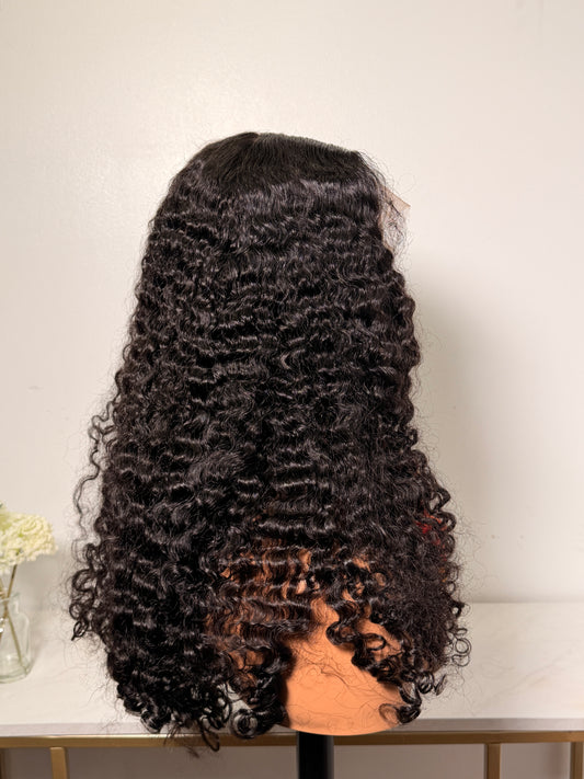 20" china pixie curly unit with 5by5 lace closure | 280g