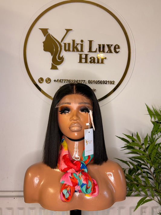 12” SDD Vietnamese Bone Straight Wig (4x4 Closure) | 230g
