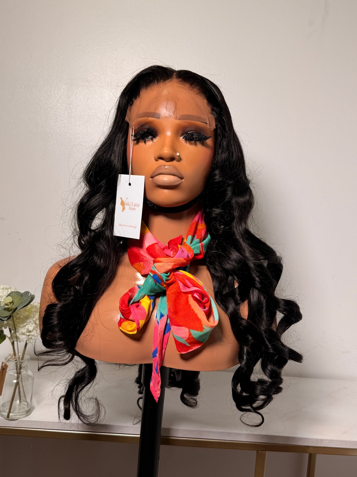 24inch layered bounce with 5by5 closure | 300g