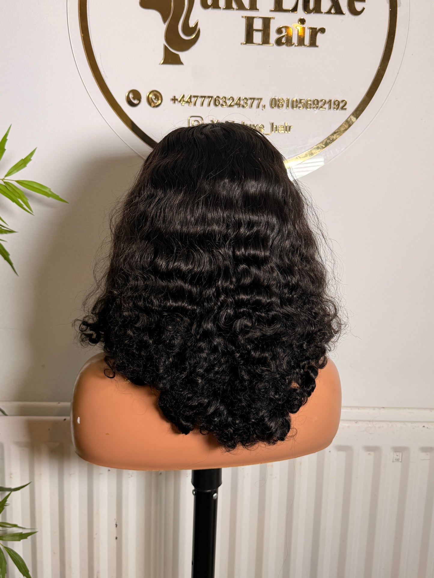 Luxury SDD “Porch” Unit – 12” Deep Curl 5x5 Closure Wig | 350g